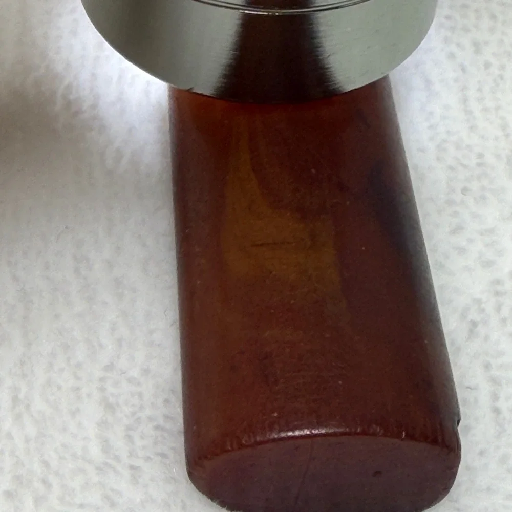 VTG GSC Co. Brown Bakelite Butter Knife With‎ Nice Marbeling Collectible MCM